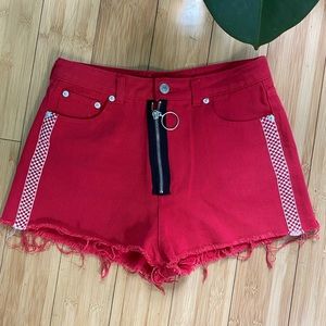 Red Racer Shorts